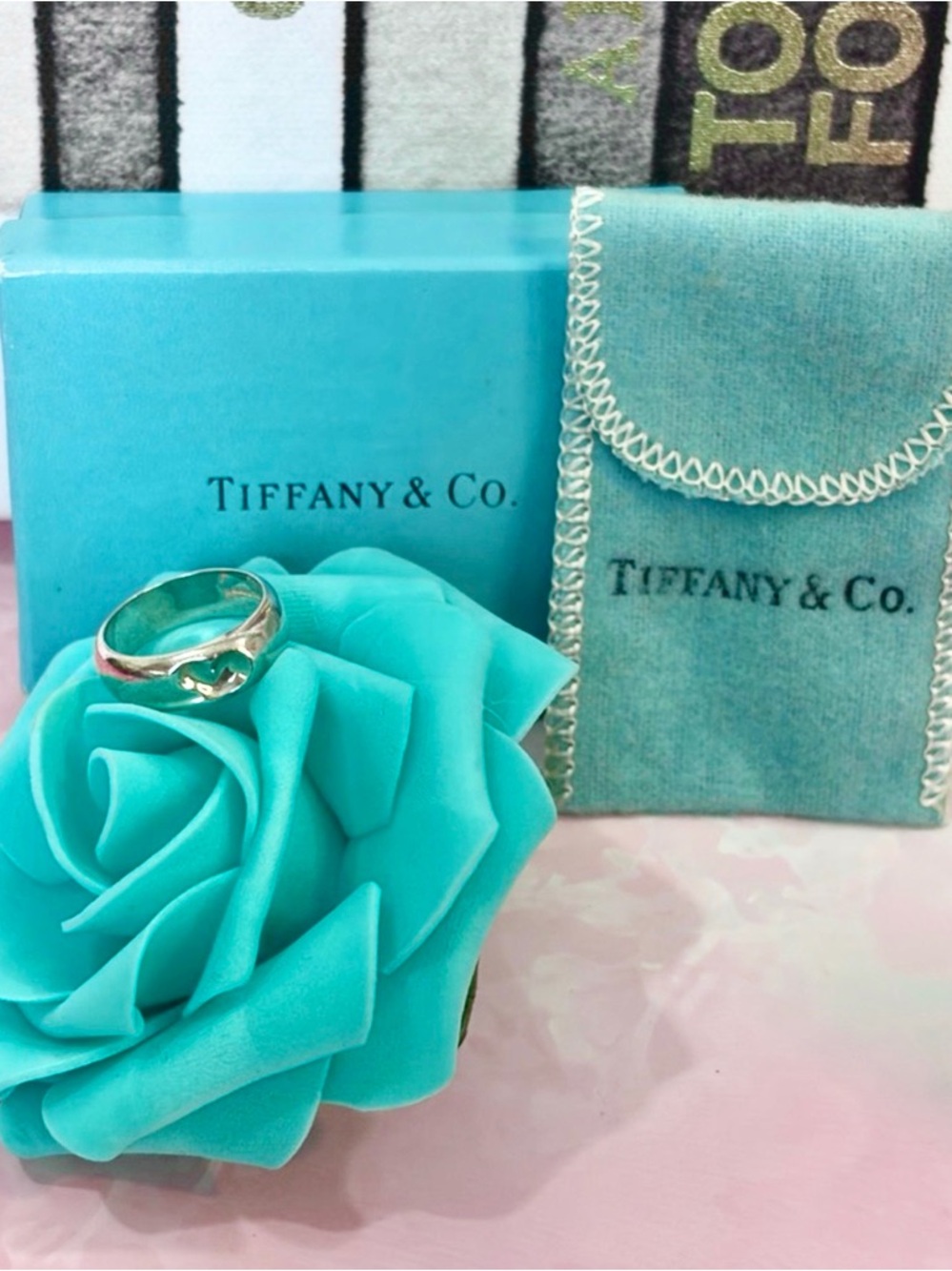 💚Tiffany & Co. Curved Heart Elsa Peretti 925 Silver Vintage Ring SZ 6.25 💍 - Picture 5 of 17